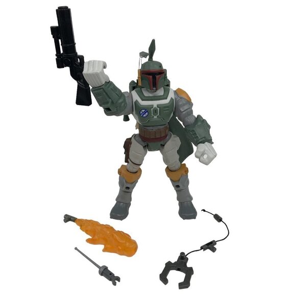 Hasbro 2015 Star Wars Mandalorian Boba Fett Figure 6" Hero Masters Accessories - Picture 1 of 12